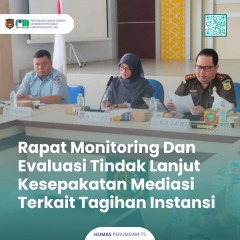 RAPAT MONITORING DAN EVALUASI TINDAK LANJUT TERKAIT TAGIHAN REKENING INSTANSI PEMKAB GAYO LUES BERSAMA KEJARI GAYO LUES